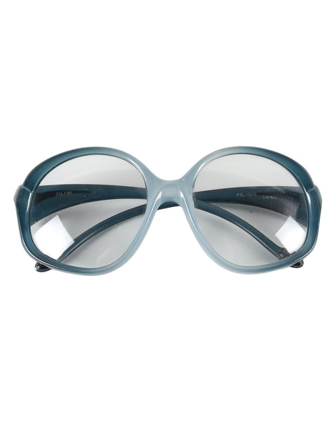 Turquoise blue vintage sunglasses