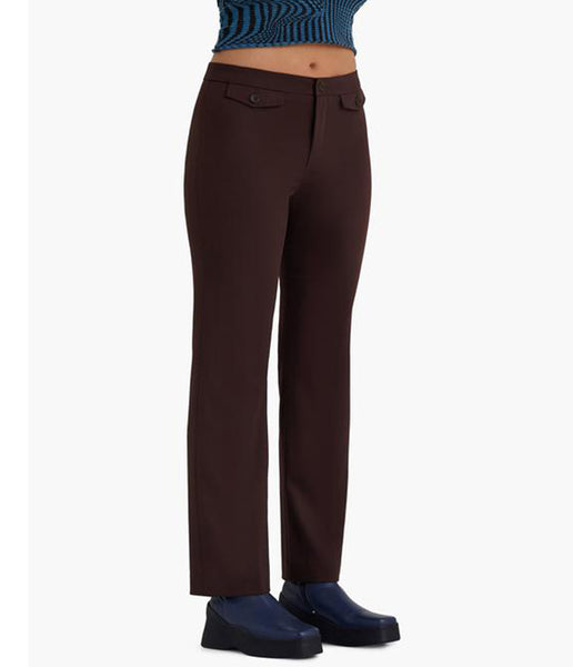 Da stretch pants in chocolate