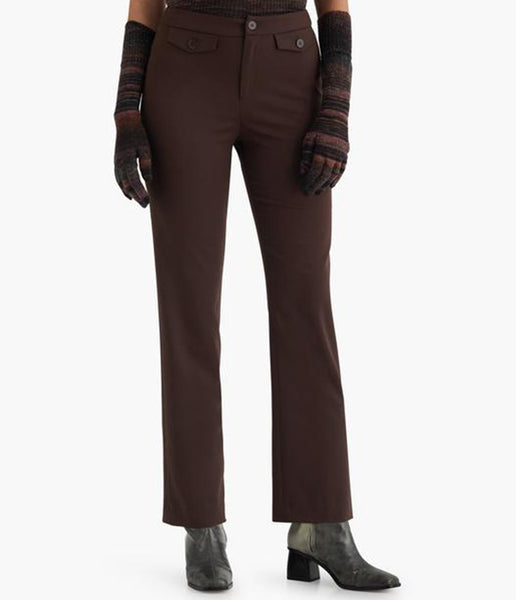 Da stretch pants in chocolate