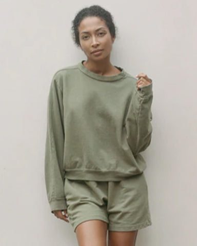 Easy sweatshirt in fir green