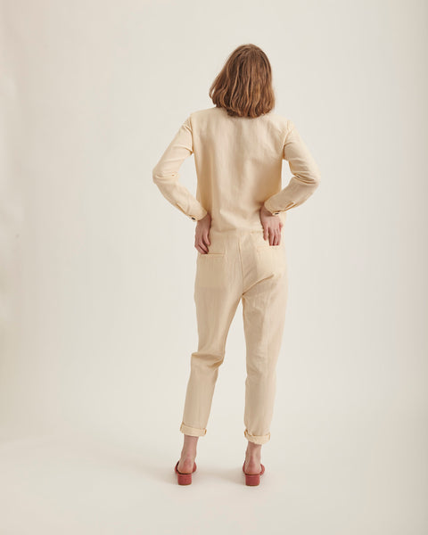 Benno jumpsuit in vanilla