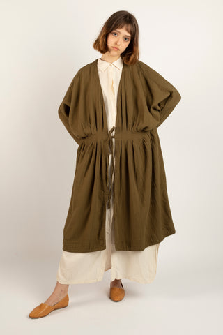 Zoe coat in kelp