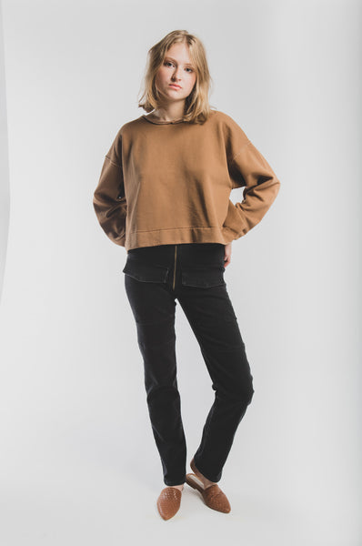 Walker pants in washed black