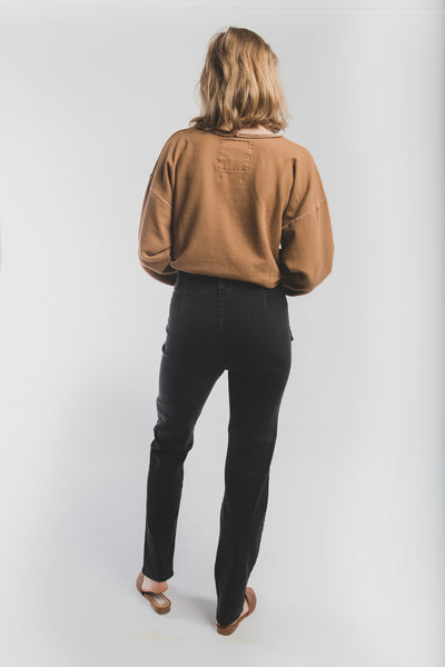 Walker pants in washed black