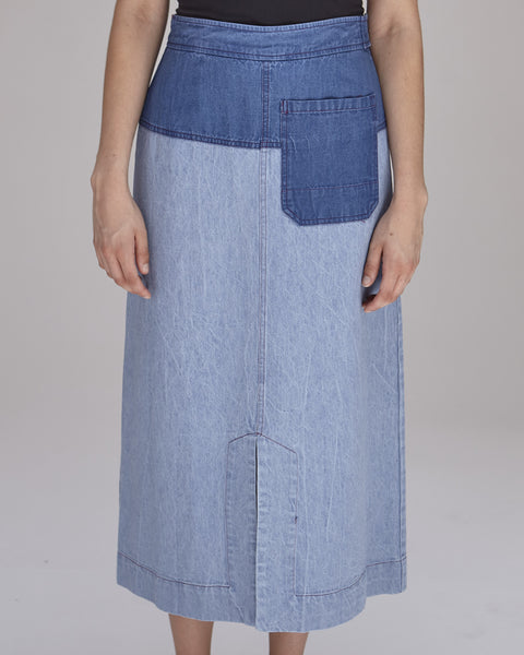 Georgia Skirt in Blue Combo - Founders & Followers - Caron Callahan - 7