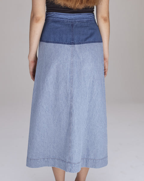 Georgia Skirt in Blue Combo - Founders & Followers - Caron Callahan - 6