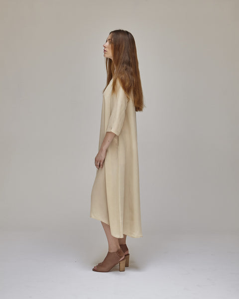 Rothko Dress in Buff - Founders & Followers - Shaina Mote - 2