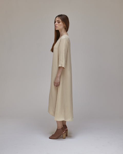 Rothko Dress in Buff - Founders & Followers - Shaina Mote - 3