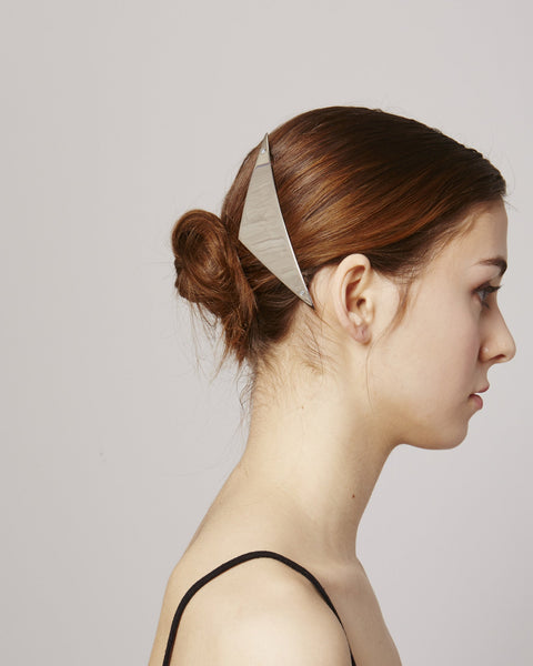 Barrette 026 in silver