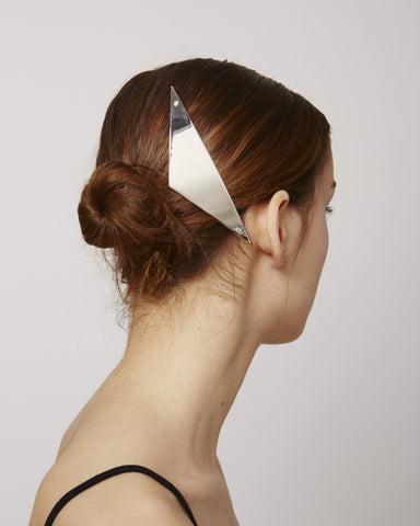 Barrette 026 in silver