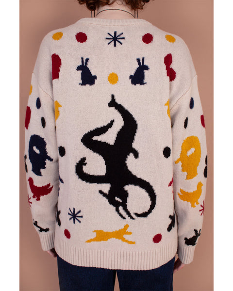 Multicolored Folk sweater