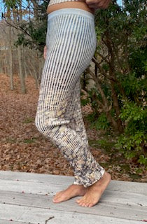 Nonna knit leggings in low tide print