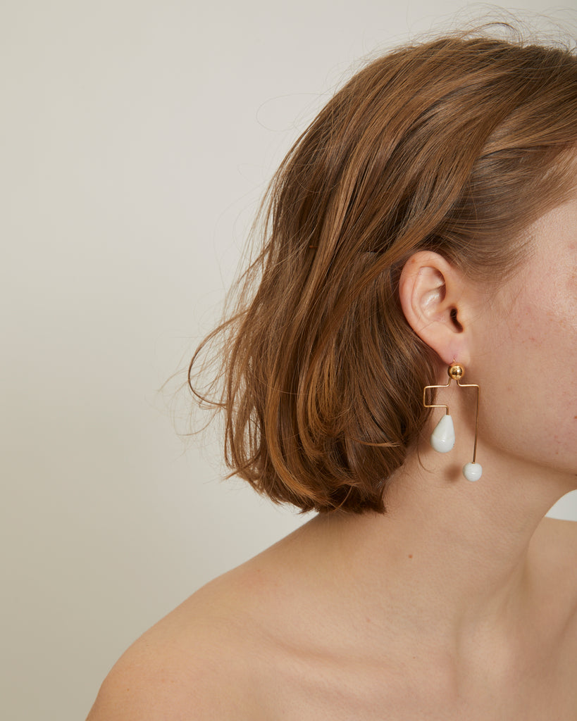maze earrings