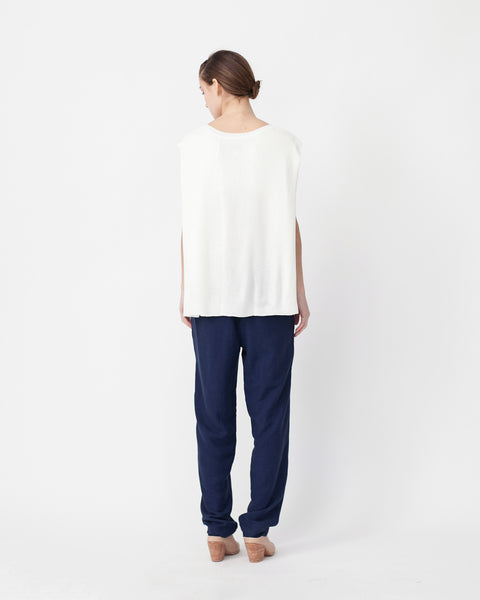 Linen Knit Top With Folded Sides - Founders & Followers - Achro - 3