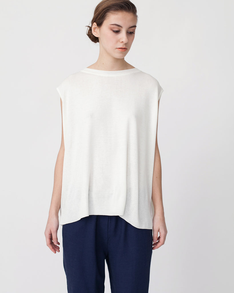 Linen Knit Top With Folded Sides - Founders & Followers - Achro - 4