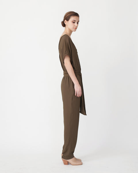 Mara Jumpsuit in Khaki - Founders & Followers - Sessun - 2