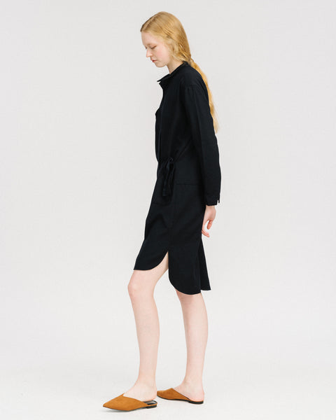 Elna shirt dress in ink