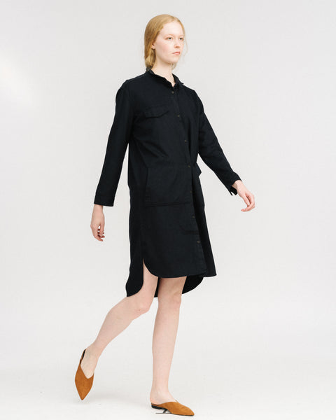 Elna shirt dress in ink