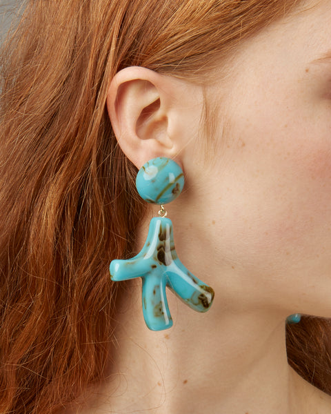 Noemie Earrings in turquoise