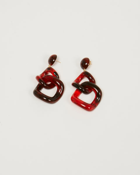 Tamara earrings in red