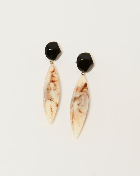 Margot earrings in Ivory