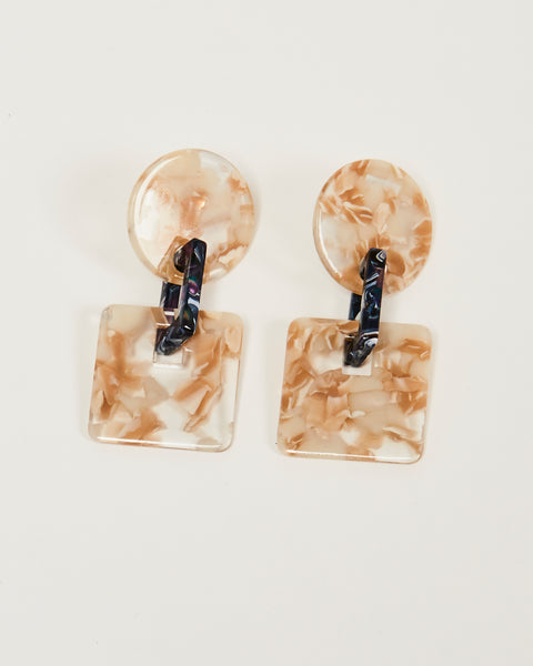Savannah Earrings in marble