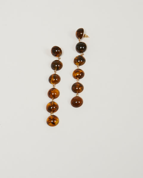 Tallulah earrings in amber