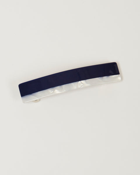 Lena striped barrette in blue