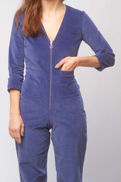 Isle velvet jumpsuit