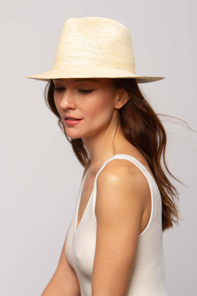 Windansea fedora hat in natural