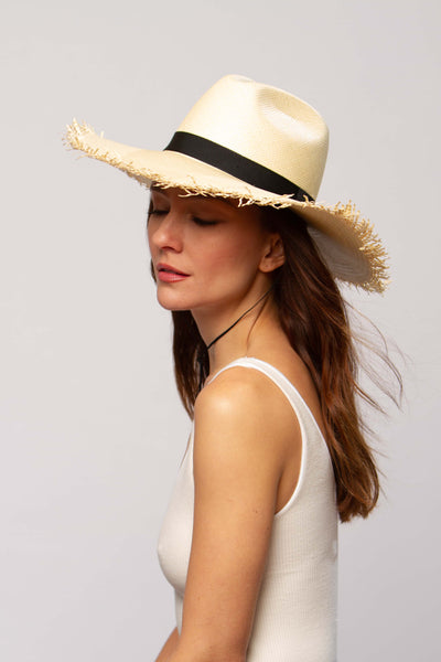 Montauk fedora hat in natural