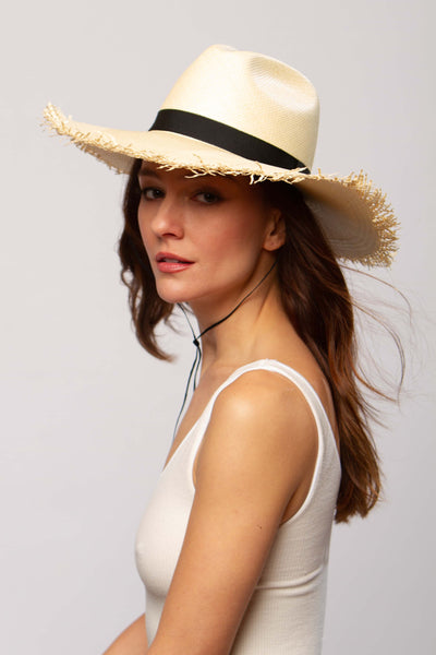 Montauk fedora hat in natural