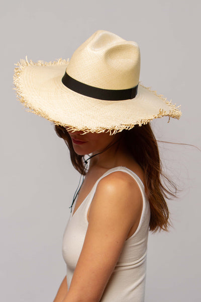 Montauk fedora hat in natural