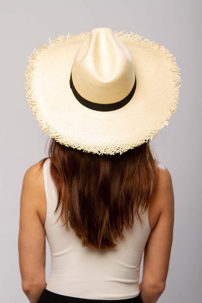 Montauk fedora hat in natural