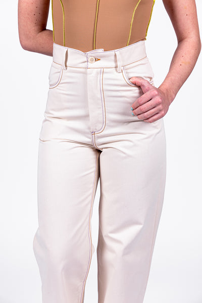 Navalo pants in undyed cotton