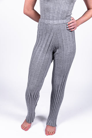 Adler merino wool pants in billow grey