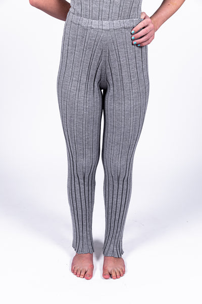 Adler merino wool pants in billow grey