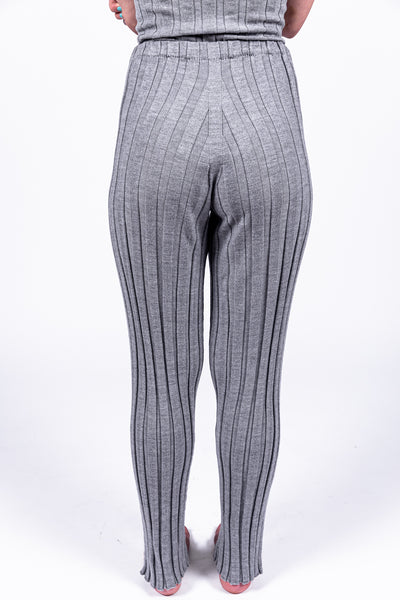 Adler merino wool pants in billow grey