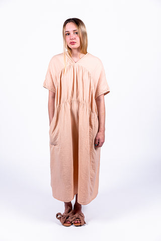 Lihue dress in tanning peach