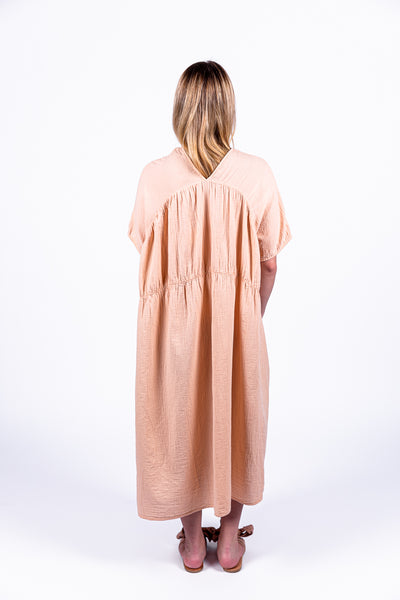 Lihue dress in tanning peach
