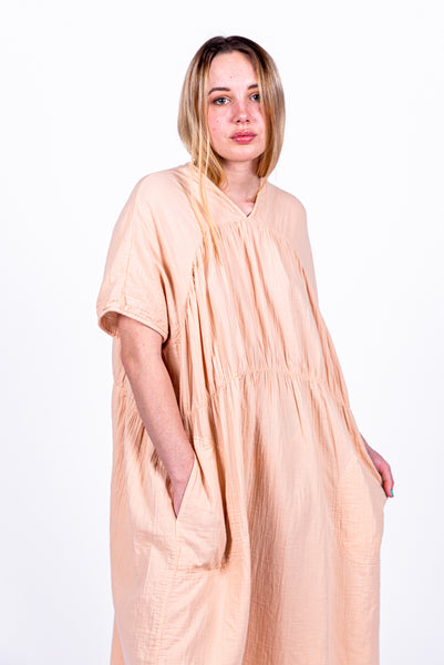 Lihue dress in tanning peach