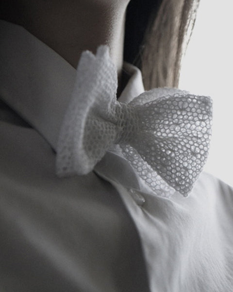 Mesh Lace Bow Tie - Founders & Followers - Marwood - 1