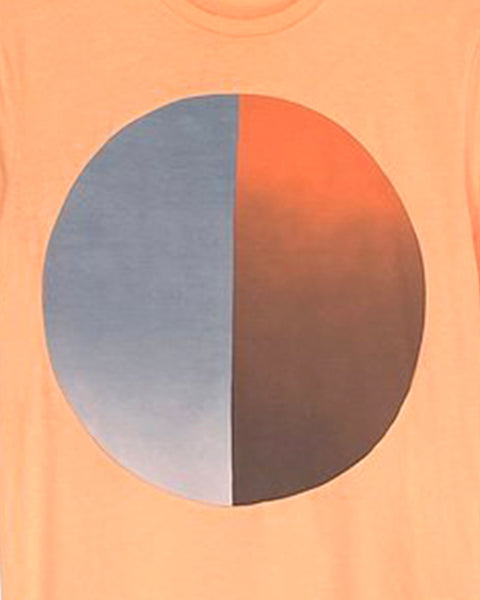 Think circle tee-shirt in peach