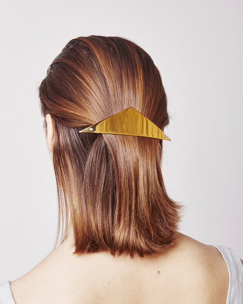 Barrette 026 in shiny gold