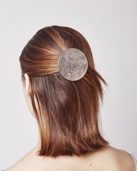 Large hairclip HC06 in Silver