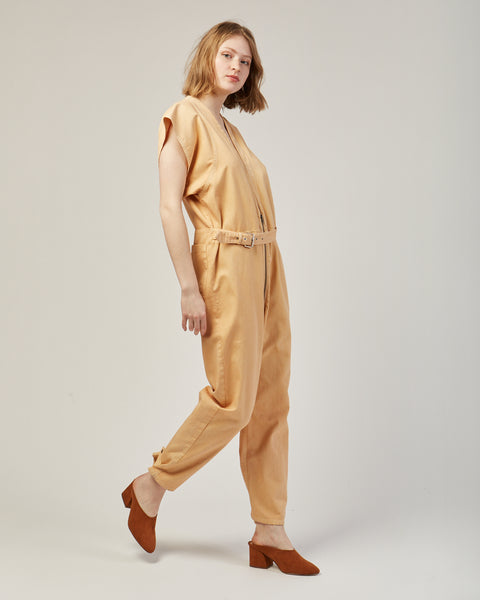 Level jumpsuit in sand