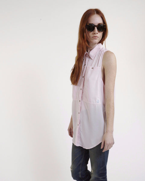 Oscar Silk Workshirt in Pink - Founders & Followers - LF Markey - 1