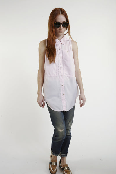 Oscar Silk Workshirt in Pink - Founders & Followers - LF Markey - 3