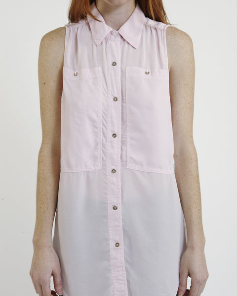 Oscar Silk Workshirt in Pink - Founders & Followers - LF Markey - 8