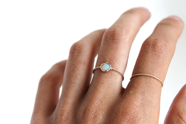 Gold Opal Ring - Founders & Followers - Lumo - 2